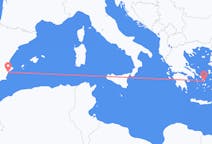Flyg från Alicante, Spanien till Mykonos, Grekland