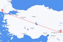出发地 土耳其从 桑尼乌法目的地 希腊亞歷山德魯波利斯的航班