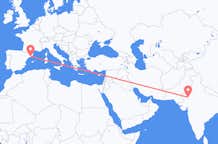 インド、 ジョードプルから、インド、バルセロナへ行きのフライト