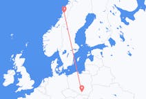 Fly fra Mosjøen til Kraków