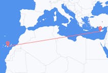 Flyreiser fra Páfos, Kypros til Las Palmas, Spania