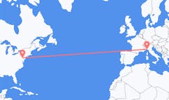Flights from Lancaster to Genoa