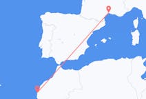 Fly fra Essaouira til Montpellier