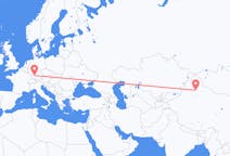 Flyrejser fra Ürümqi, Kina til Stuttgart, Tyskland