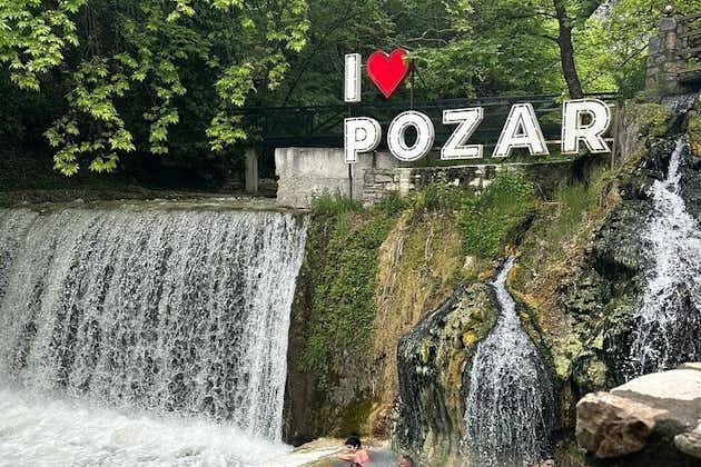 Yksityinen matka Pozarin lämpökylpylöihin ja Edessan vesiputouksiin