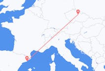 Flights from Barcelona, Spain to Pardubice, Czechia