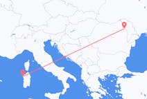 Flyreiser fra Alghero, Italia til Iași, Romania