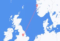 Flyrejser fra Bergen, Norge til Nottingham, England