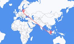 Flyg från Jakarta, Indonesien till Radom, Polen