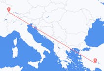 Flights from Isparta, Turkey to Basel, Switzerland