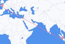 Flyrejser fra Bengkulu, Indonesien til La Rochelle, Frankrig