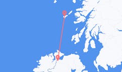 来自苏格兰的泰里島前往北爱尔兰的德里的航班
