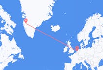 Рейсы из Амстердам, Нидерланды в Кангерлуссуак, Гренландия