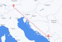 Flights from Innsbruck, Austria to Podgorica, Montenegro