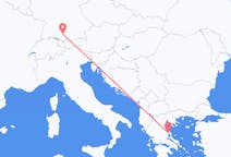 독일 메밍겐에서 출발해 그리스 볼로스로(으)로 가는 항공편