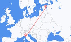 Flights from Tartu to Pisa
