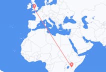 Flights from Nairobi, Kenya to Bristol, England