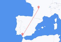 Flyg från Limoges, Frankrike till Jerez de la Frontera, Spanien