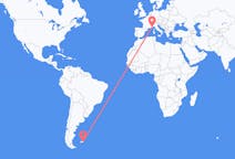 Flights from Mount Pleasant, Falkland Islands (Islas Malvinas) to Nice, France