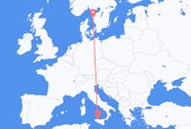Flights from Palermo to Gothenburg