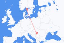 Flights from from Gothenburg to Belgrade