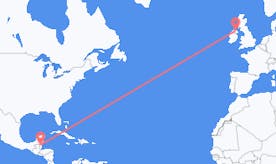 Flyreiser fra Belize til Nord-Irland