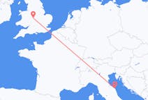 Flyrejser fra Birmingham, England til Ancona, Italien