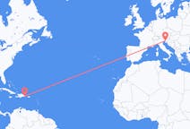 Flights from La Romana, Dominican Republic to Trieste, Italy