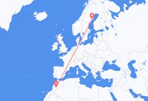 Flights from Ouarzazate, Morocco to Umeå, Sweden