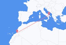 Flights from Guelmim, Morocco to Bari, Italy