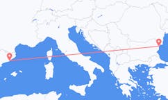 Flug frá Barselóna til Varna