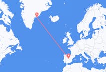 Flights from Madrid, Spain to Kulusuk, Greenland