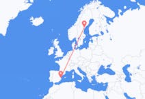 Flyrejser fra Kramfors Kommune, Sverige til Valencia, Spanien