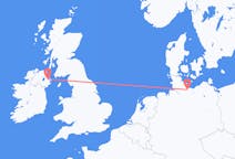 Flyrejser fra Lübeck, Tyskland til Belfast, Nordirland