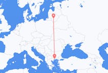 Flyg från Kaunas, Litauen till Kavala Prefecture, Grekland