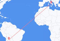 Flights from Tarija, Bolivia to Naples, Italy