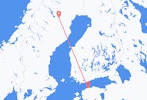 Vluchten van Tallinn, Estland naar Arvidsjaur, Zweden