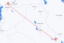 Flyreiser fra Basra, Irak til Gaziantep, Tyrkia
