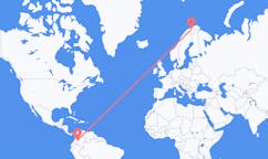 Flights from Neiva, Huila, Colombia to Alta, Norway