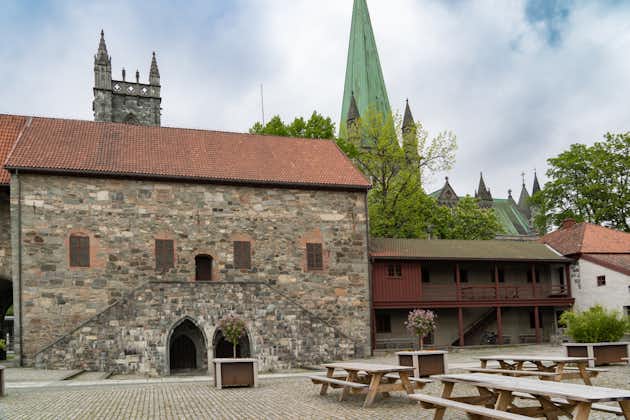 The famous Archbishop´s palace in Trondheim, Norway