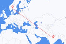 Loty z Dżabalpur, Indie do Oslo, Norwegia