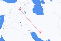 Flyreiser fra Shiraz, Iran til Van, Tyrkia