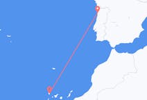 Flights from Santa Cruz de La Palma, Spain to Porto, Portugal