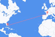 Flyrejser fra Bimini, Bahamas til Brive-la-gaillarde, Frankrig