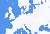 Flights from Halmstad, Sweden to Venice, Italy