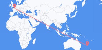 Flyreiser fra Norfolkøya til Frankrike