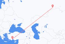 ตั๋วเครื่องบินจากเมืองKurgan, Kurgan Oblastไปยังเมืองอันตัลยา
