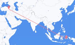 Vluchten van Ambon, Maluku, Indonesië naar Elazig, Turkije