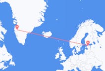 Vols de Tallinn, Estonie pour Kangerlussuaq, le Groenland