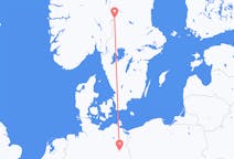 Flyreiser fra Berlin, Tyskland til Rörbäcksnäs, Sverige